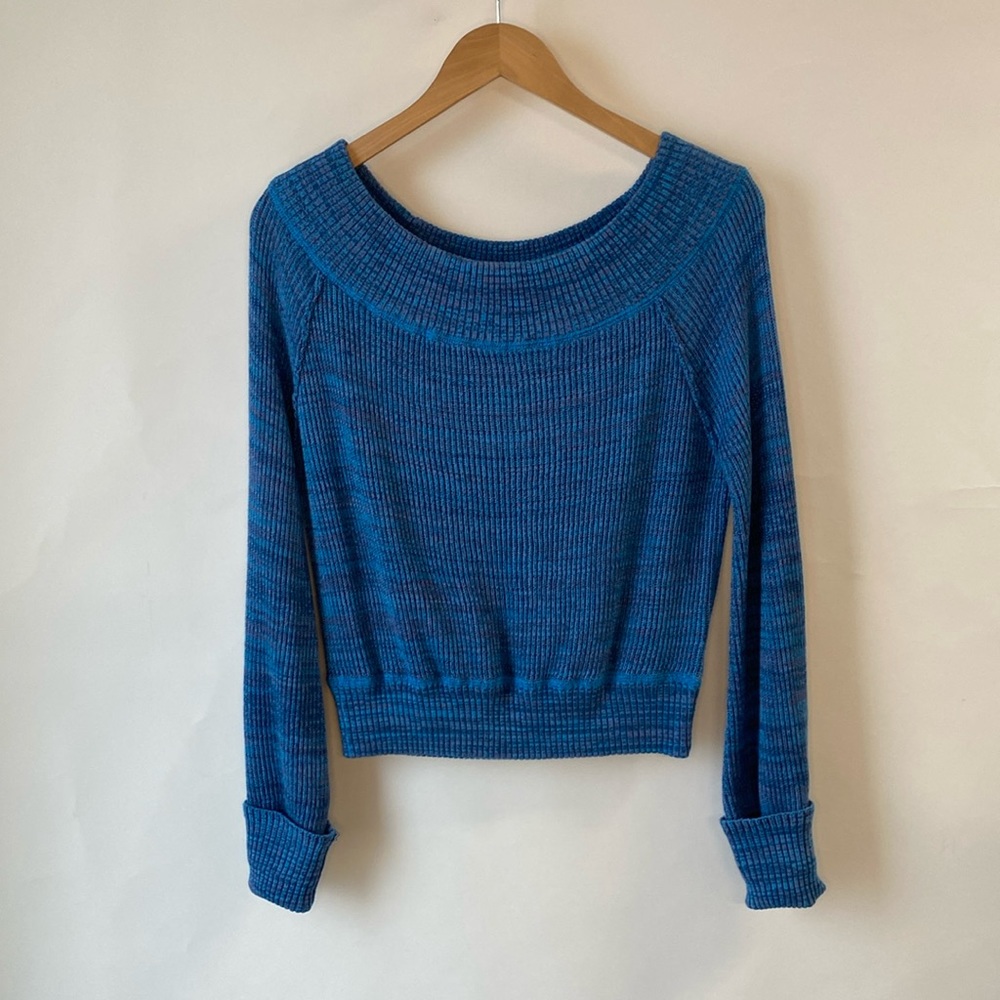 Free People blue pullover